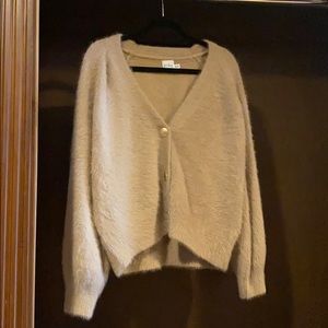 Long sleeve button down cardigan